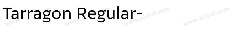 Tarragon Regular字体转换